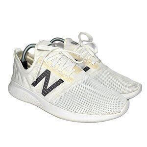 New Balance Mens FuelCore Coast V4 Size 9 MCSTLLM4 White Black Running Shoes